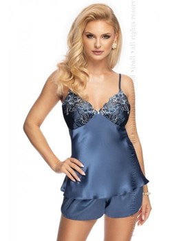 Elodie satynowa piżama damska niebieska ze sklepu intimiti.pl w kategorii Piżamy damskie - zdjęcie 187861858