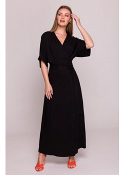 Stylove S406 wiskozowa sukienka maxi czarna ze sklepu intimiti.pl w kategorii Sukienki - zdjęcie 187862568