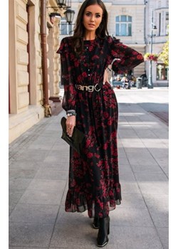 Kwiatowa sukienka maxi 0256/D52 ze sklepu intimiti.pl w kategorii Sukienki - zdjęcie 187862706