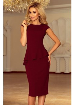 Numoco 192-6 elegancka sukienka z baskinką ze sklepu intimiti.pl w kategorii Sukienki - zdjęcie 187862829