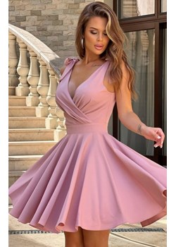 Wizytowa sukienka z kokardkami 2209-12 ze sklepu intimiti.pl w kategorii Sukienki - zdjęcie 187863017