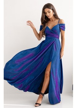 Duet Valentina długa sukienka lux chaber-amarant ze sklepu intimiti.pl w kategorii Sukienki - zdjęcie 187863117