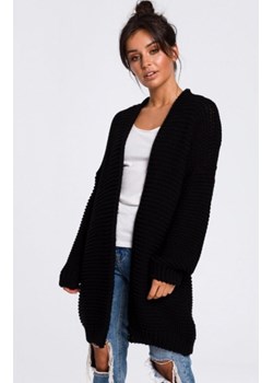 Krótki uniwersalny kardigan czarny BK037/4 ze sklepu intimiti.pl w kategorii Swetry damskie - zdjęcie 187863296