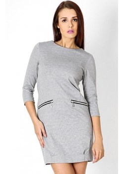 Vera Fashion Oxana sukienka szara ze sklepu intimiti.pl w kategorii Sukienki - zdjęcie 187863358