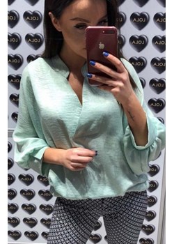 Lola Fashion bluzka oversize miętowa ze sklepu intimiti.pl w kategorii Bluzki damskie - zdjęcie 187863366