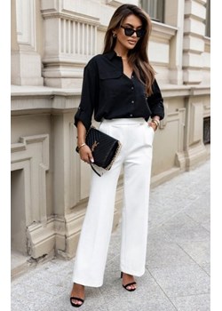 Ivon Jinny spodnie z prostymi nogawkami ecru ze sklepu intimiti.pl w kategorii Spodnie damskie - zdjęcie 187863399