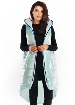 Modna kamizelka damska holo miętowa A386 ze sklepu intimiti.pl w kategorii Kamizelki damskie - zdjęcie 187863416