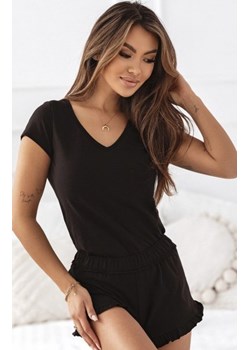 Ivon Terry dwuczęściowy komplet damski czarny ze sklepu intimiti.pl w kategorii Piżamy damskie - zdjęcie 187863465