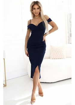 Numoco 564-7 CALLIE sukienka midi z odkrytymi ramionami i dekoltem ze sklepu intimiti.pl w kategorii Sukienki - zdjęcie 187863487