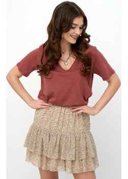 Szyfonowa mini spódniczka w kwiaty 0036/R05 ze sklepu intimiti.pl w kategorii Spódnice - zdjęcie 187863495