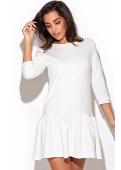 Katrus K222 sukienka ecru ze sklepu intimiti.pl w kategorii Sukienki - zdjęcie 187863555