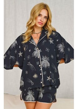 Czarna dwuczęściowa piżama damska PM.7180 ze sklepu intimiti.pl w kategorii Piżamy damskie - zdjęcie 187863818