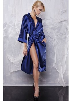 Dkaren 115 szlafrok granatowy ze sklepu intimiti.pl w kategorii Szlafroki damskie - zdjęcie 187864148