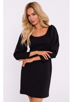 Moe sukienka mini z głębokim dekoltem czarna M836 ze sklepu intimiti.pl w kategorii Sukienki - zdjęcie 187864317