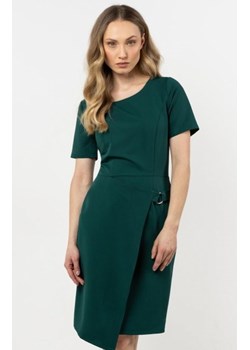 Awama A710 ołówkowa sukienka mini zielona ze sklepu intimiti.pl w kategorii Sukienki - zdjęcie 187864585