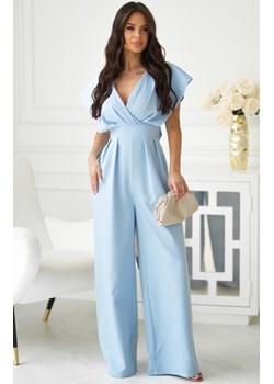 Bicotone elegancki kombinezon z zakrytymi ramionami błękitny ze sklepu intimiti.pl w kategorii Kombinezony damskie - zdjęcie 187864598