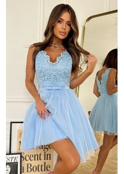 Rozkloszowana sukienka z koronką Bicotone 2206-08 ze sklepu intimiti.pl w kategorii Sukienki - zdjęcie 187864606