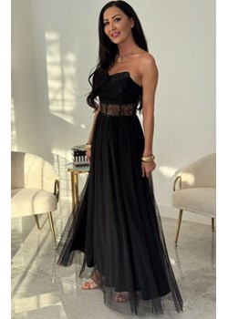 Tiulowa długa sukienka wieczorowa księżniczka ze sklepu intimiti.pl w kategorii Sukienki - zdjęcie 187864747