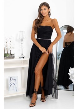 Duet Noemi szyfonowa długa sukienka z paskiem ze sklepu intimiti.pl w kategorii Sukienki - zdjęcie 187864849