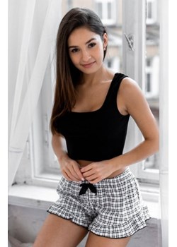 Sensis Valia Black top damski ze sklepu intimiti.pl w kategorii Piżamy damskie - zdjęcie 187865219