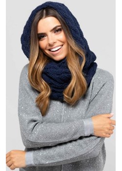 Kamea Varese granatowy komin damski ze sklepu intimiti.pl w kategorii Szaliki i chusty damskie - zdjęcie 187865376