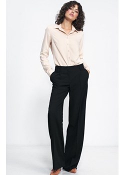Czarne spodnie typu wide leg ze sklepu intimiti.pl w kategorii Spodnie damskie - zdjęcie 187865397