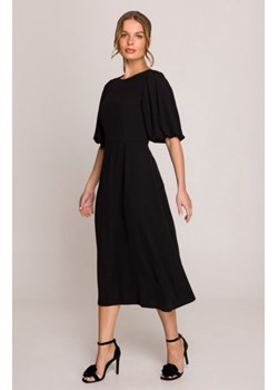 Stylove S399 sukienka z bufiastymi rękawami czarna ze sklepu intimiti.pl w kategorii Sukienki - zdjęcie 187865916