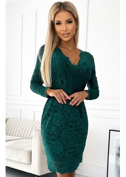 Numoco 170-12 koronkowa sukienka z dekoltem i długim rękawkiem ze sklepu intimiti.pl w kategorii Sukienki - zdjęcie 187866005