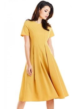 Sukienka żółta Awama A253 ze sklepu intimiti.pl w kategorii Sukienki - zdjęcie 187866157