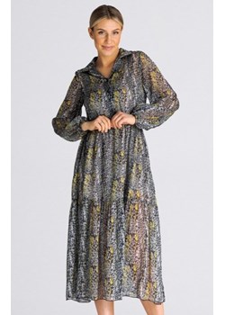 Figl M942 wzorzysta sukienka midi ze sklepu intimiti.pl w kategorii Sukienki - zdjęcie 187866216