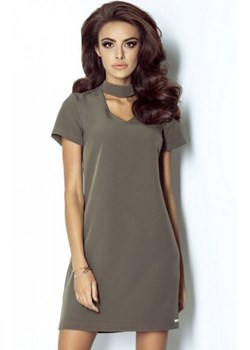 *Ivon 204 Elena sukienka khaki ze sklepu intimiti.pl w kategorii Sukienki - zdjęcie 187866477