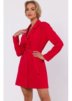 Moe M749 żakietowa mini sukienka czerwona ze sklepu intimiti.pl w kategorii Sukienki - zdjęcie 187866587