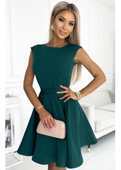 Numoco 442-1 rozkloszowana sukienka z małym rękawkiem ze sklepu intimiti.pl w kategorii Sukienki - zdjęcie 187866785