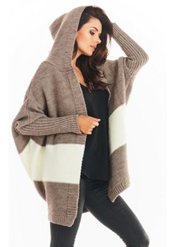 Oversizowy sweter z kapturem A392 ze sklepu intimiti.pl w kategorii Swetry damskie - zdjęcie 187866839