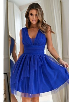 Rozkloszowana tiulowa sukienka z brokatem 270-05 ze sklepu intimiti.pl w kategorii Sukienki - zdjęcie 187866957