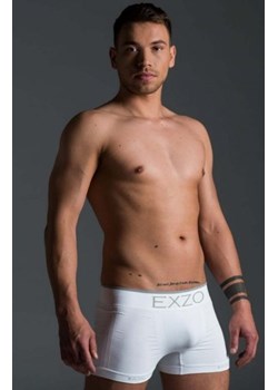*EXZO bokserki męskie mikrofibra białe ze sklepu intimiti.pl w kategorii Majtki męskie - zdjęcie 187867069