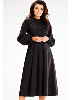 Awama A595 sukienka z bufiastymi rękawami ze sklepu intimiti.pl w kategorii Sukienki - zdjęcie 187867306