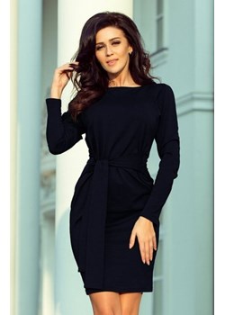 Numoco 209-4 sukienka z szerokim wiązanym paskiem ze sklepu intimiti.pl w kategorii Sukienki - zdjęcie 187867338