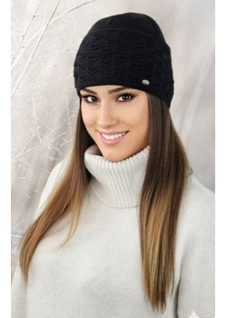 Kamea Funkia czapka damska czarna ze sklepu intimiti.pl w kategorii Czapki zimowe damskie - zdjęcie 187867468