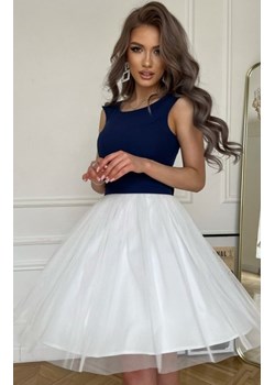 Bicotone 283-11 rozkloszowana sukienka z tiulem ze sklepu intimiti.pl w kategorii Sukienki - zdjęcie 187867519