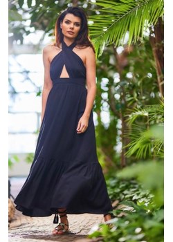 Awama A583 letnia sukienka z dekoltem na krzyż ze sklepu intimiti.pl w kategorii Sukienki - zdjęcie 187867576