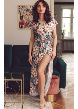Długa sukienka w kwiaty L033 ze sklepu intimiti.pl w kategorii Sukienki - zdjęcie 187867658