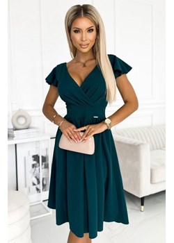 Numoco 425-1 MATILDE sukienka z dekoltem i krótkim rękawkiem ze sklepu intimiti.pl w kategorii Sukienki - zdjęcie 187867866