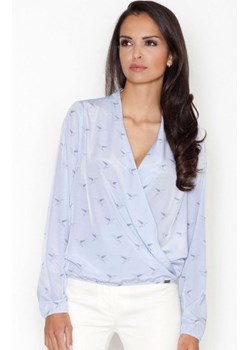 Figl M371 bluzka niebieska ze sklepu intimiti.pl w kategorii Bluzki damskie - zdjęcie 187868019