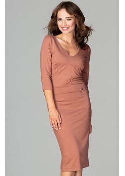 Lenitif K476 sukienka brązowa ze sklepu intimiti.pl w kategorii Sukienki - zdjęcie 187868428