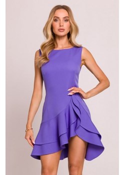 Moe sukienka z falbanami fioletowa M850 ze sklepu intimiti.pl w kategorii Sukienki - zdjęcie 187868545