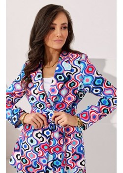 Wiązany kolorowy żakiet damski 0004/B24 ze sklepu intimiti.pl w kategorii Marynarki damskie - zdjęcie 187868605