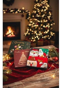 WiK M898 Merry Christmas Pudełko A'4 skarpety unisex ze sklepu intimiti.pl w kategorii Skarpetki damskie - zdjęcie 187868608