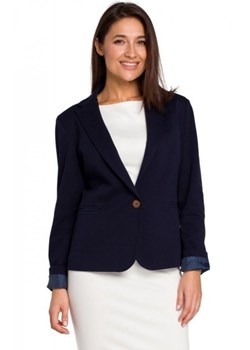 Taliowany żakiet zapinany na guzik S154 ze sklepu intimiti.pl w kategorii Marynarki damskie - zdjęcie 187868649