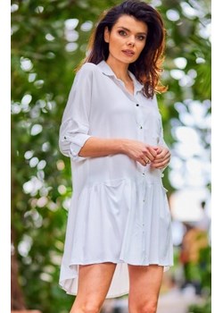 Awama A584 biała koszulowa sukienka ze sklepu intimiti.pl w kategorii Sukienki - zdjęcie 187868807